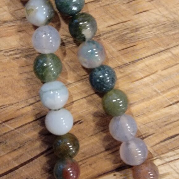 4pkg Green Fancy Jasper 4MM Natural Stone Beads - Picture 2 of 9